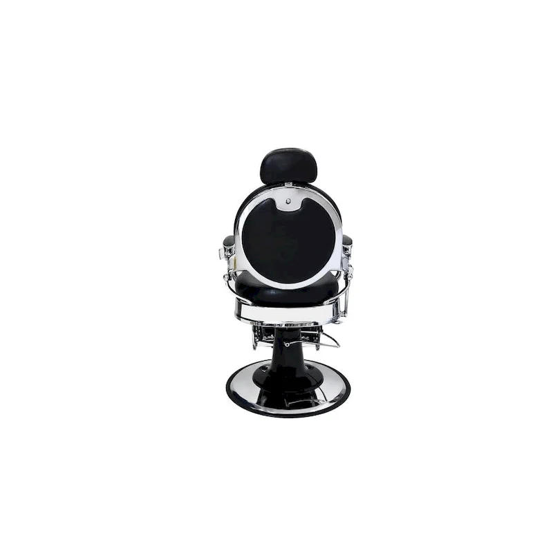 Reclining Barber Chair with Adjustable Headrest and Footrest