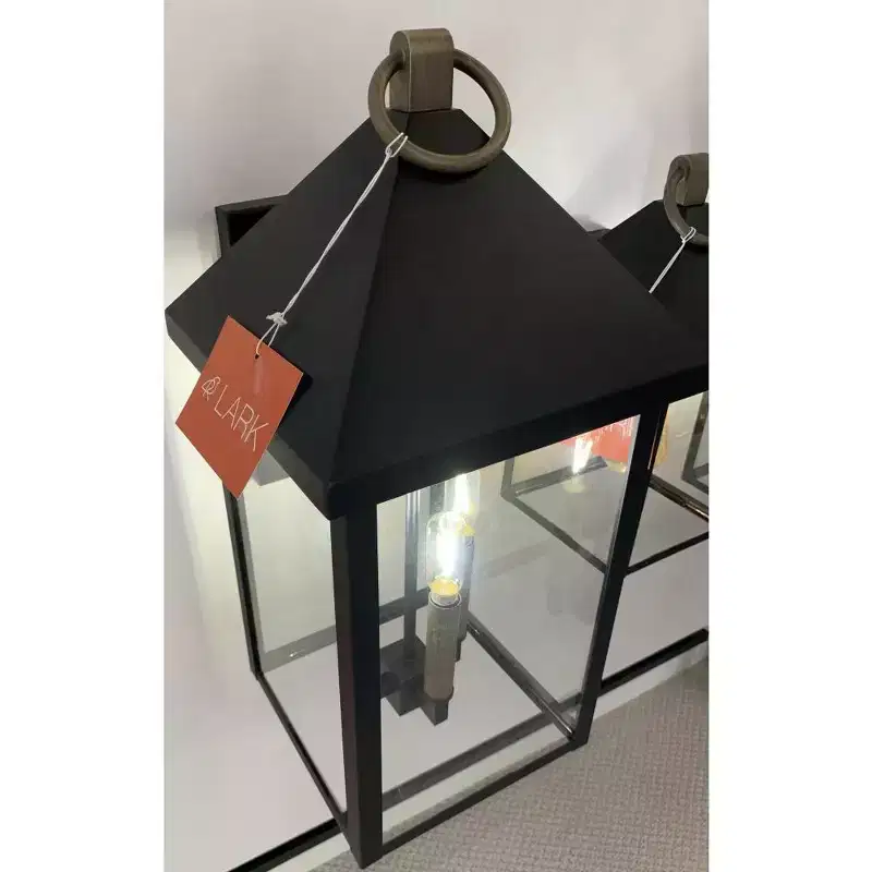 Lark Rhett 2 - Light Wall Light in Black