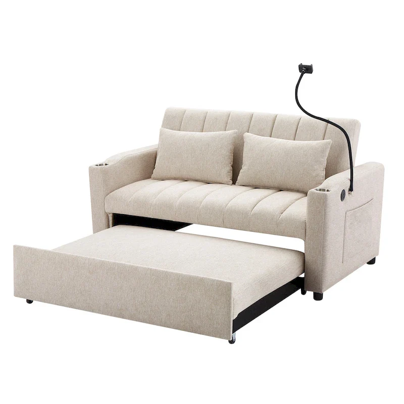 Convertible Loveseat Sofa, Pull Out Sofa Bed