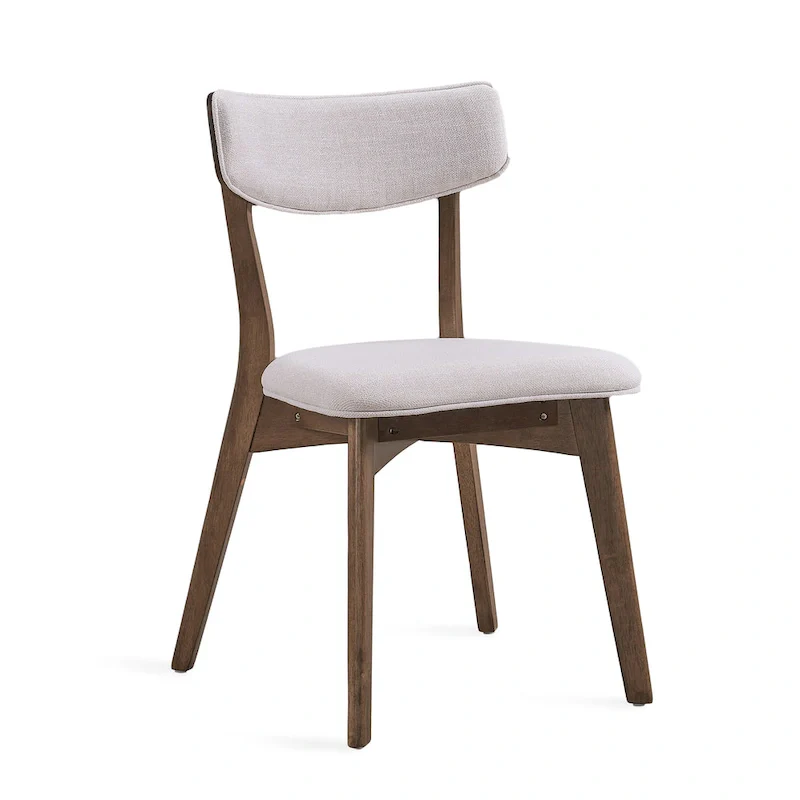 Mid-Century 5-Piece Wood Rectangle Dining Set with Chairs