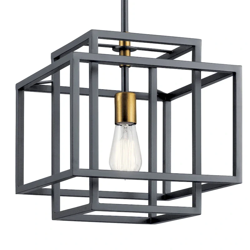 Kichler Lighting Taubert Collection 1-light Black Pendant