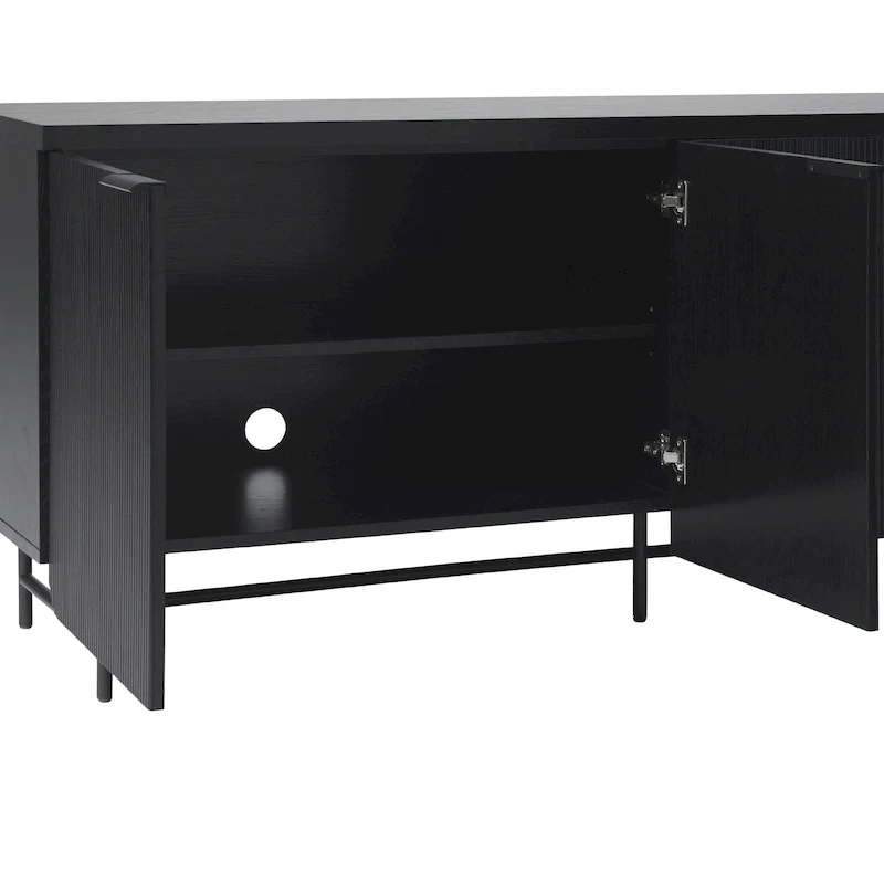 Middlebrook Minimal Fluted Four-Door Buffet Sideboard