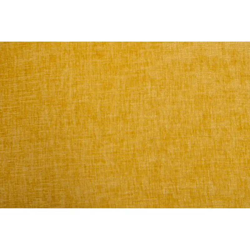 Yellow Chenille Modern 25.6 Swivel Barrel Chair with Metal Ring