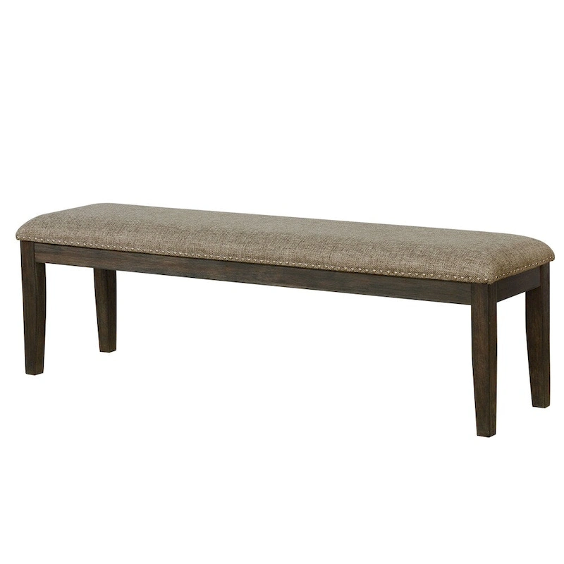 The Gray Barn Ruddy Road Farmhouse 63-inch Rectangle Espresso Dining Bench