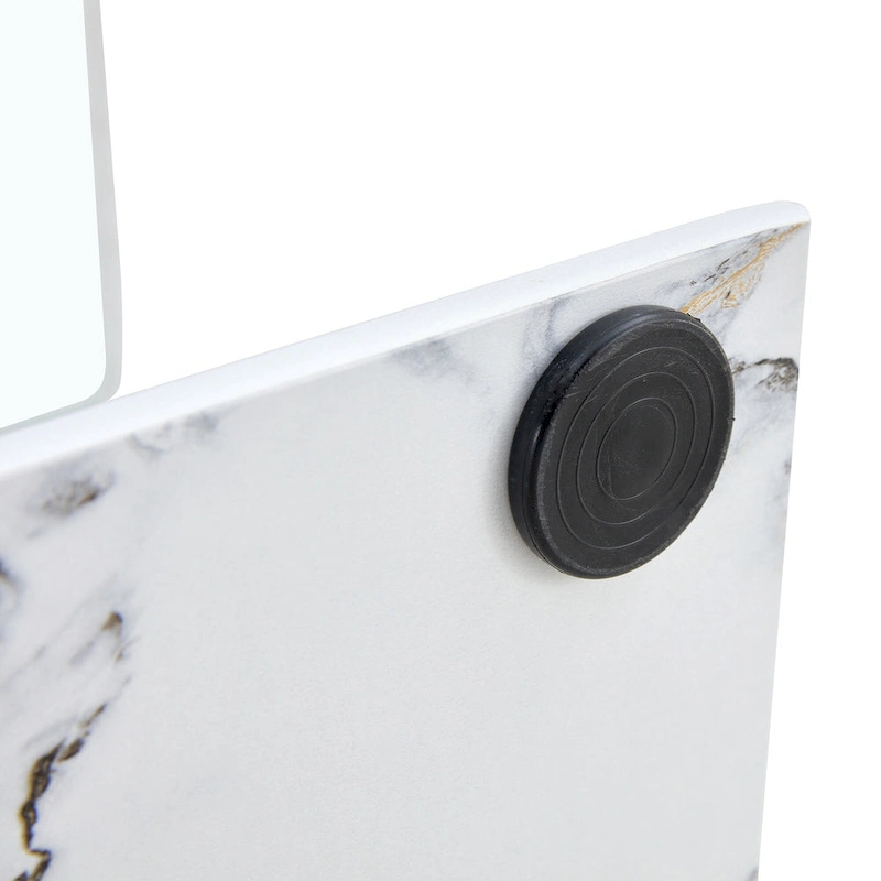 Modern and simple rectangular glass console table