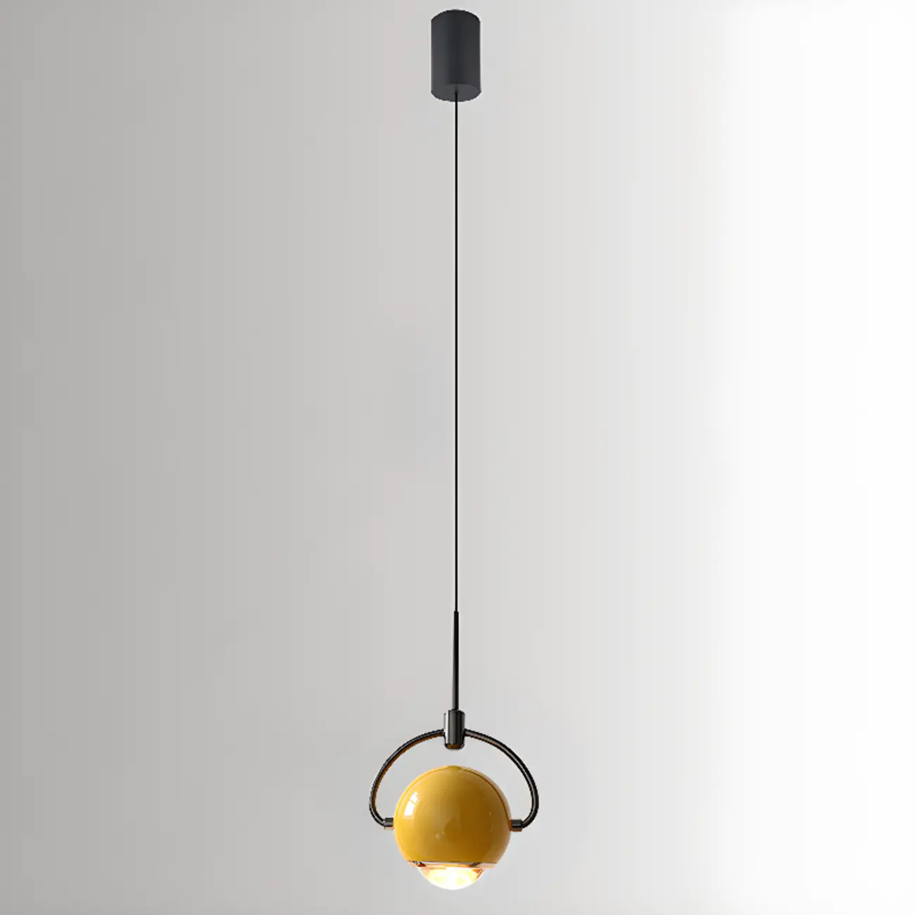 Modern Globe Metal Dimming Bedroom LED Pendant Light