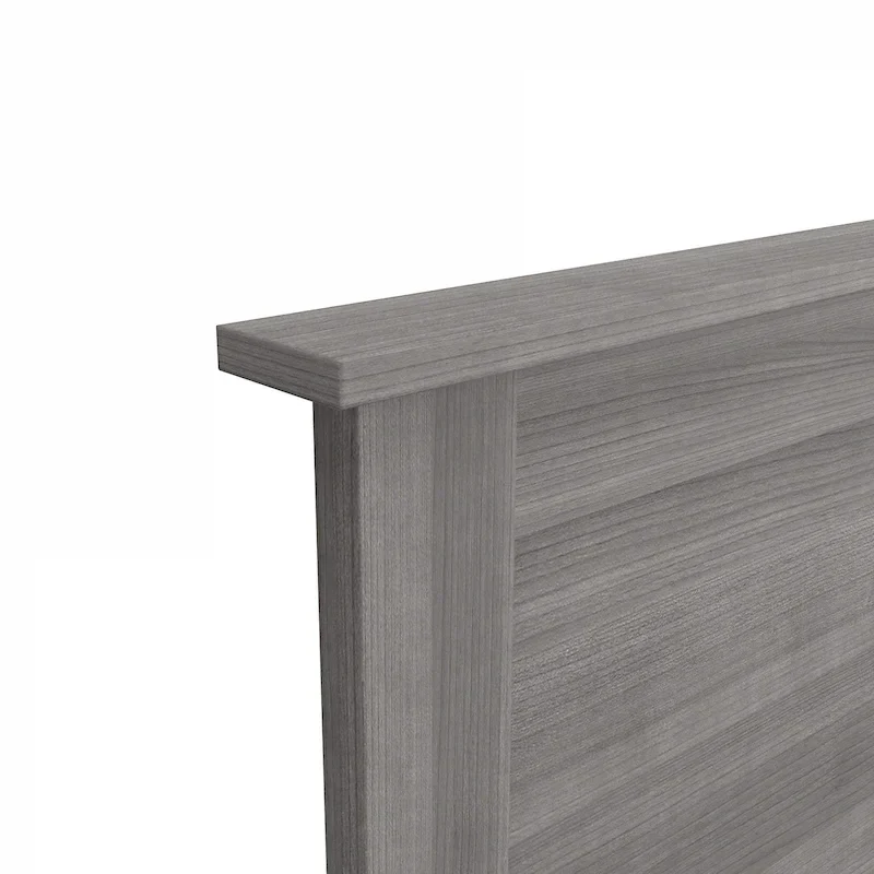 Somerset Ash Grey Headboard, Dresser and Nightstand Bedroom Set