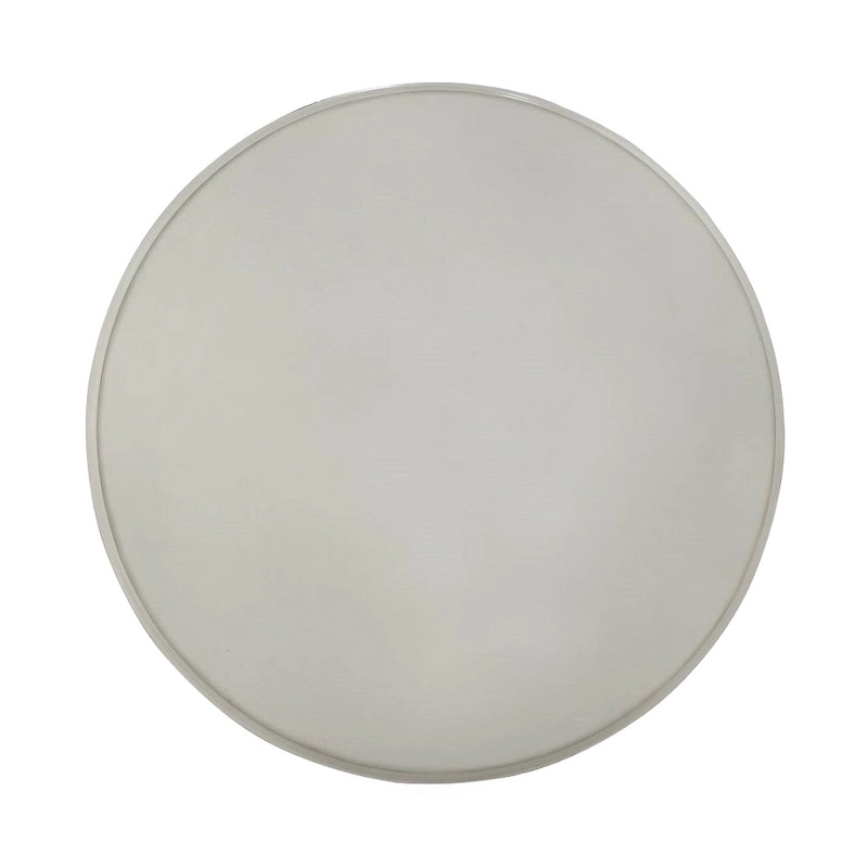 60Dia Round Dining Table with Wooden Legs in Bone White