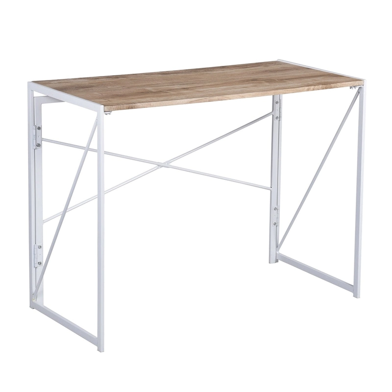 HomyLin 39 Simple Folding Study Writing Desk, No Assembly Required