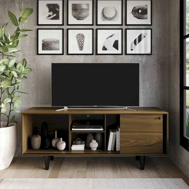 Mid-Century Modern TV Stand Console