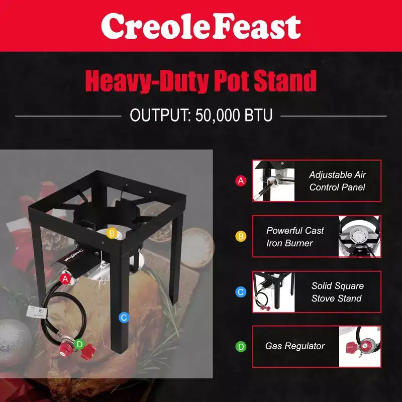 Creole Feast 30qt Aluminum Turkey Fryer Boiler Kit TFK-TG-3001TG