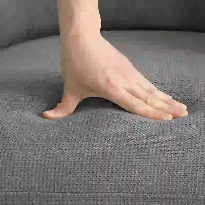 LUE BONA 2 Set Swivel Accent Armchair Fabric Blend, Modern Barrel Living Room Sofa Chair - 32.7  W x 32.7  D x 26.8  H