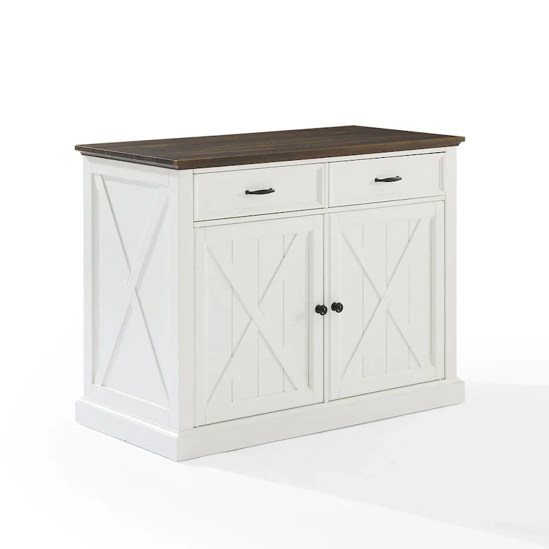 Crosley Clifton Kitchen Island - 23.63d x 47.75w x 36.25h