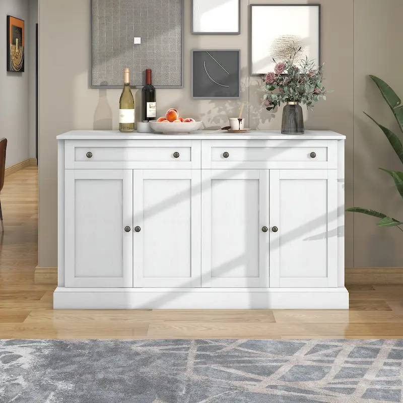 Antique White/White 60