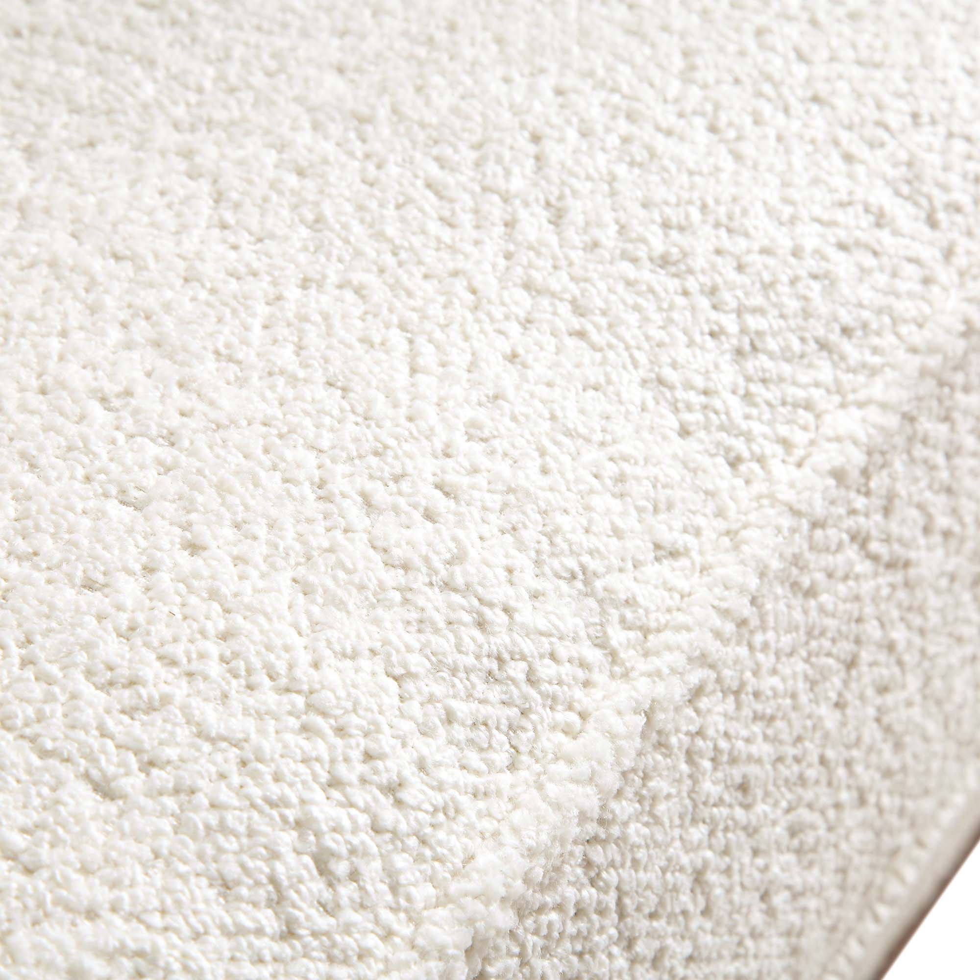 Beige Boucle Fabric Sofa, 3-Seater