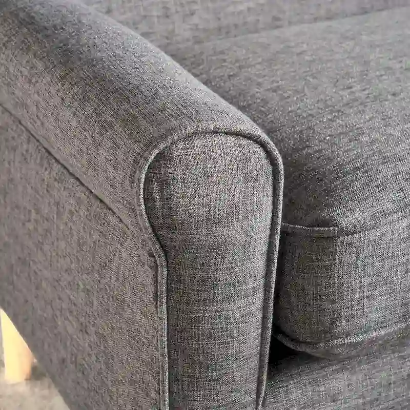 Mariah Mid-Century Fabric Loveseat by Christopher Knight Home