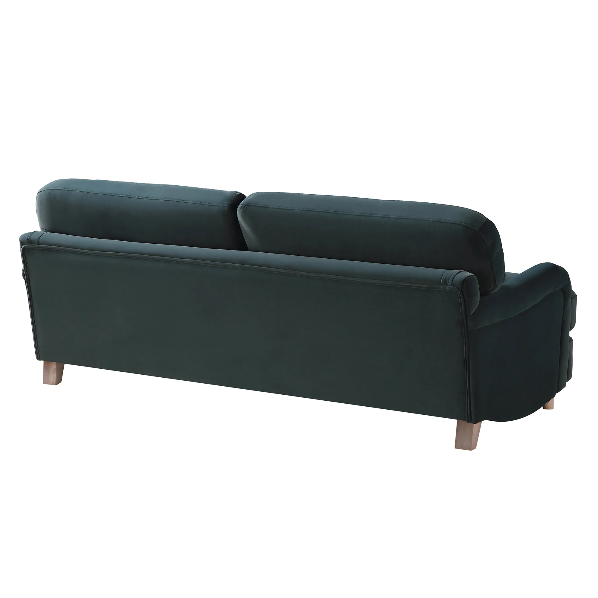 Aegean Blue Velvet Sofa, 3-Seater