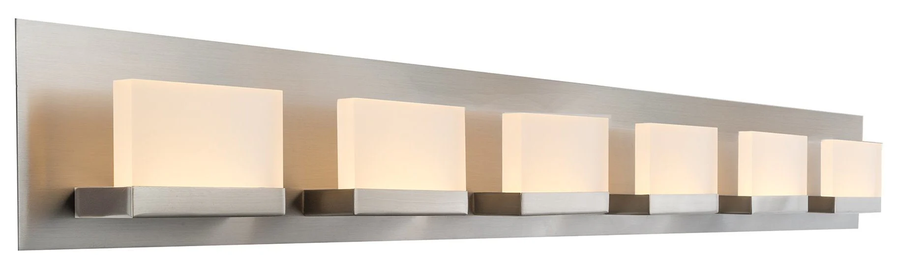 Everett 48 Modern 6-Light 60W Integrated LED (360W eq.) Bathroom / Vanity Light