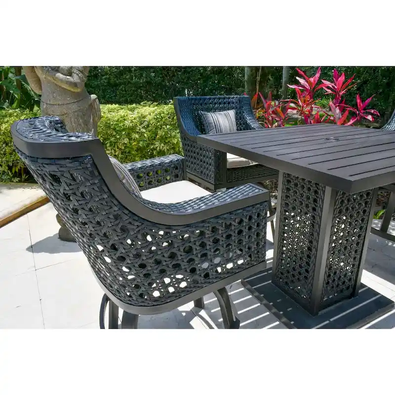 Monterey Patio Bar Table Set of 5 - N/A