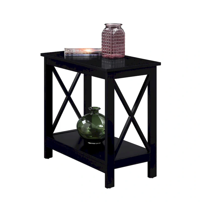 Chairside End Table with Shelf