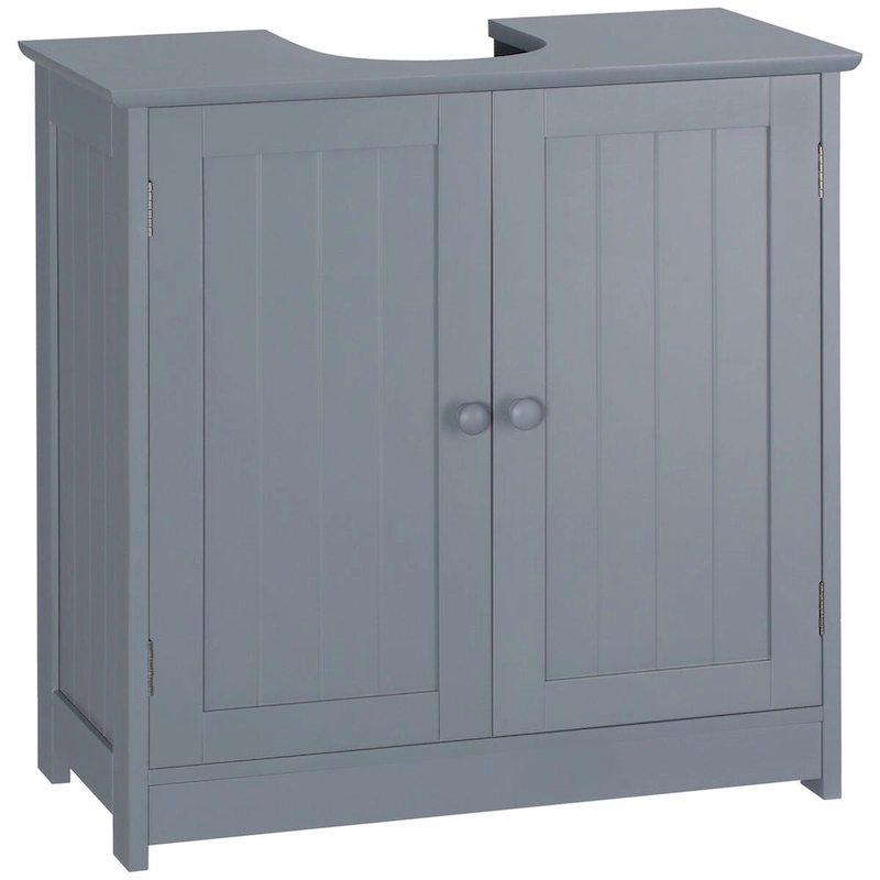 Under Sink Bathroom Cabinet with 2 Doors and Shelf