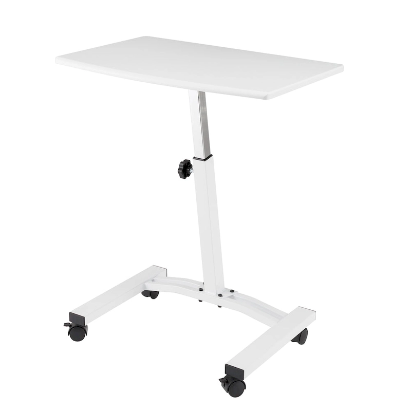 airLIFT Mobile Height Adjustable Solid-Top Laptop Desk Cart