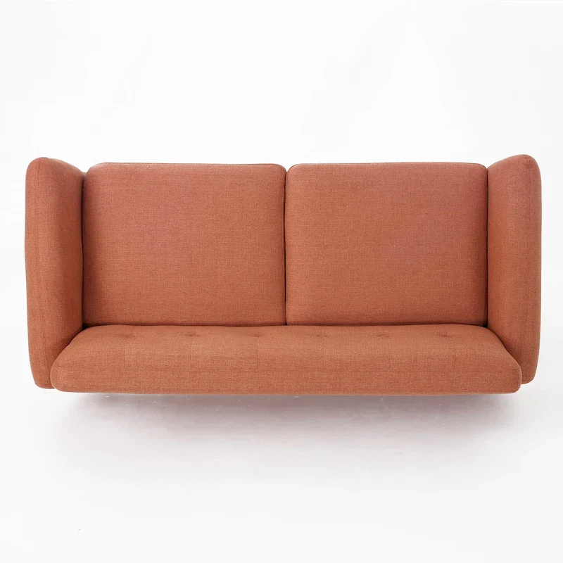 Josephine Mid-century Modern Tufted Fabric Upholstered Sofa by Christopher Knight Home