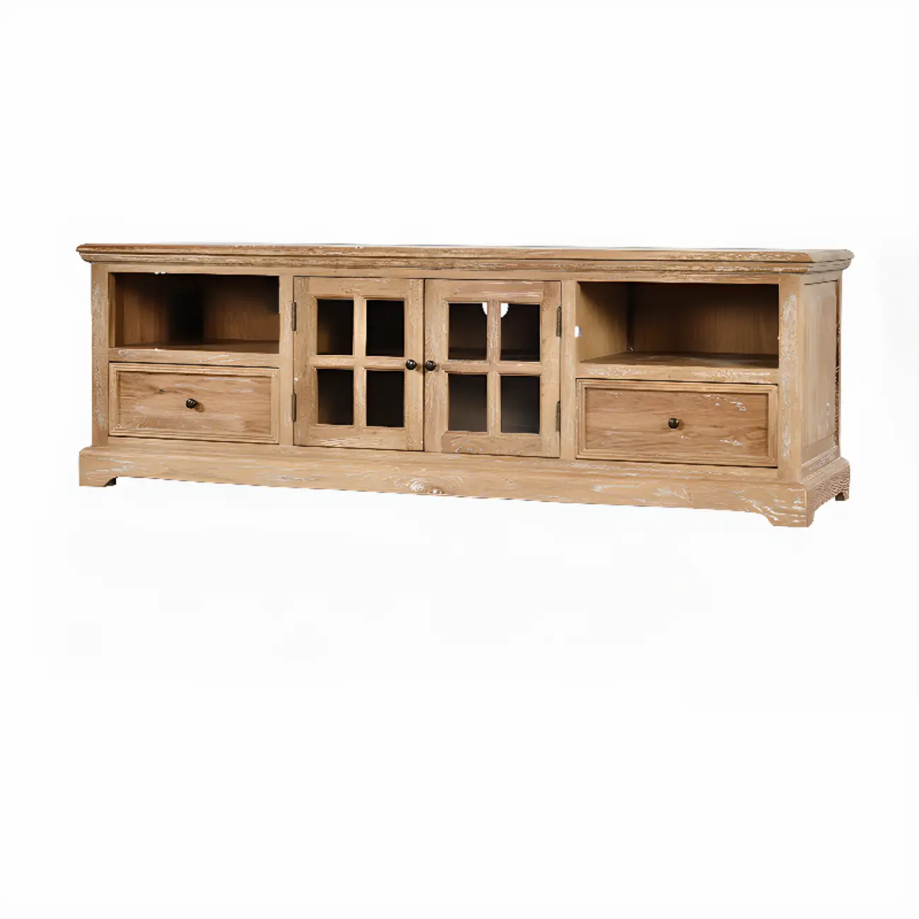 Classic Solid Wood Rectangular TV cabinet for Living Room