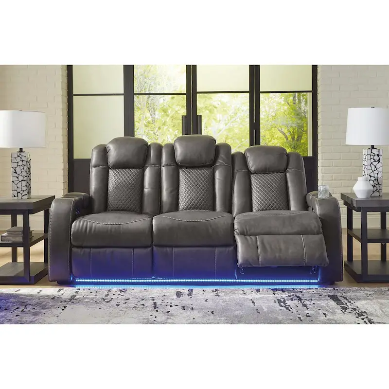 Signature Design by Ashley Fyne-Dyme Power Reclining Sofa - 85  W x 43  D x 43  H