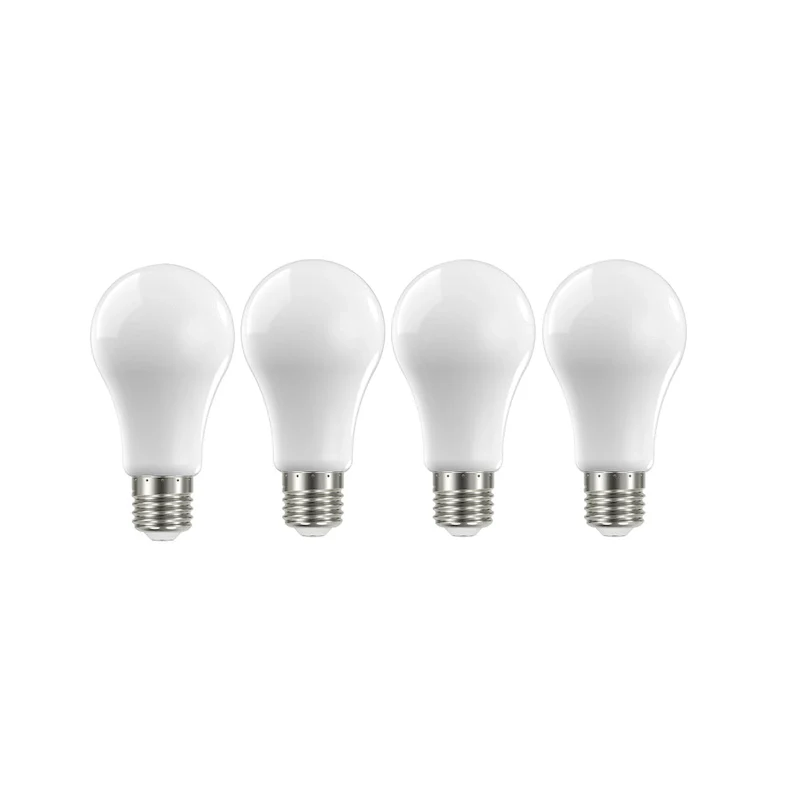 13.5 Watt A19 LED 100 Watt Replacement Soft White Medium base 3000K 120 Volt 4-Pack - Soft White