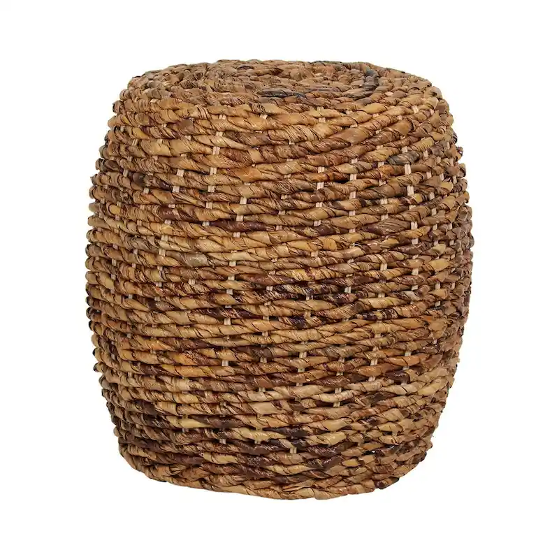Naomi Woven Abaca Accent Table by East at Main - 19x19x19