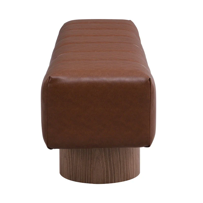 Christopher Knight Home - Daniel Upholstered Dining Bench, No-Assembly Entryway & Bedroom Ottoman with Sturdy Wood Legs