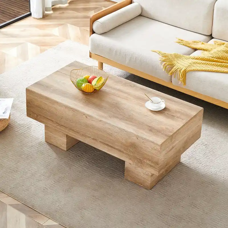 Modern Simple Texture Sticker MDF Coffee Table