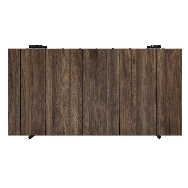 Hyssop Farmhouse 47-inch Steel 1-Shelf Coffee Table by Furniture of America