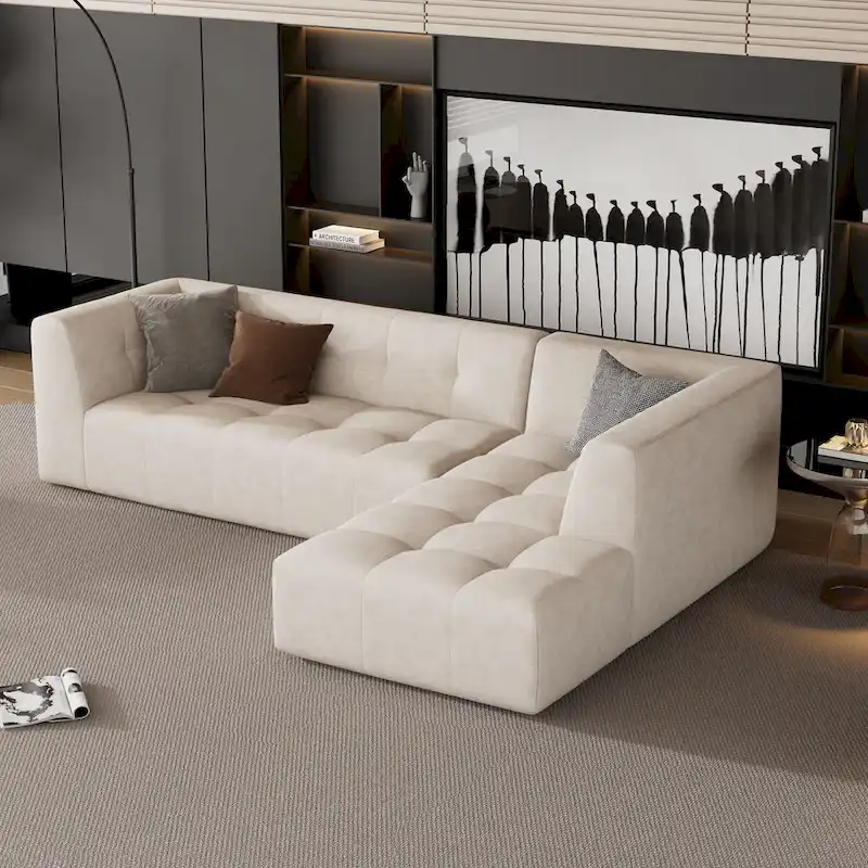 110.2*72.8  Modular Modular Combination Living Room Sofa Set, Modern Minimalist Sofa, Living Room Upholstered Sofa Bed, Bedroom,