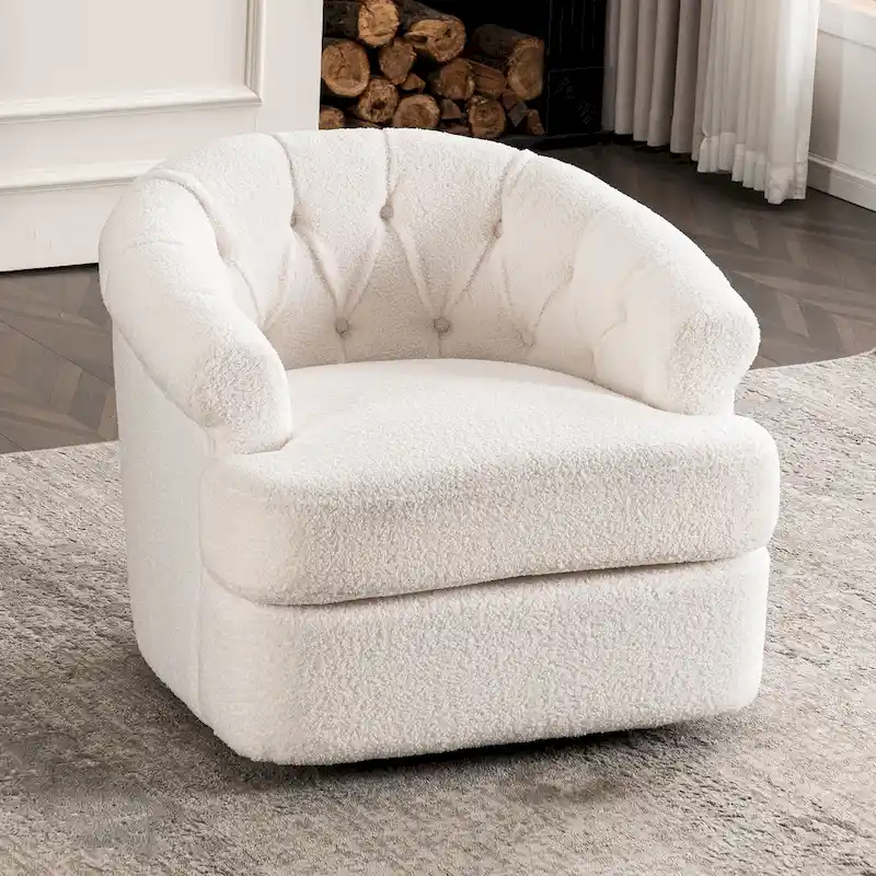 Velvet Swivel Chair