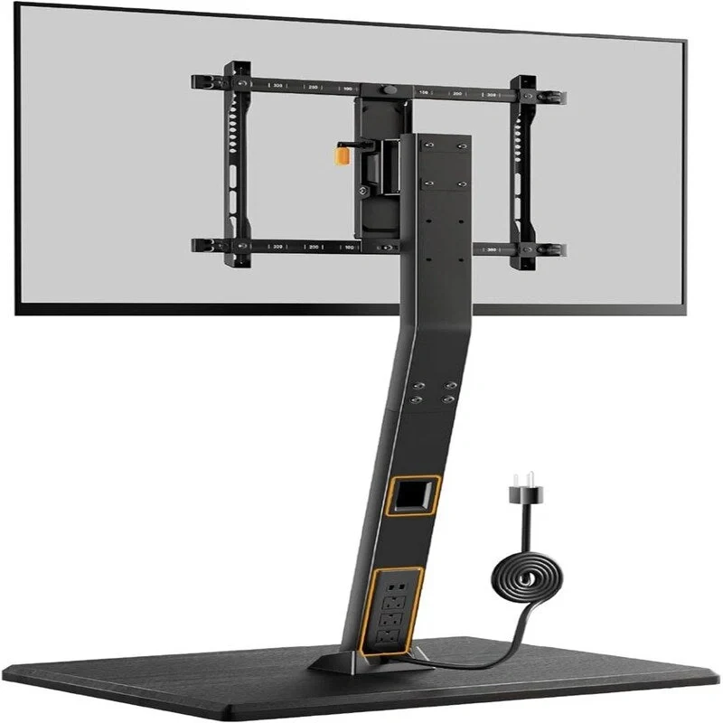 Rolling TV Stand with Power Outlet