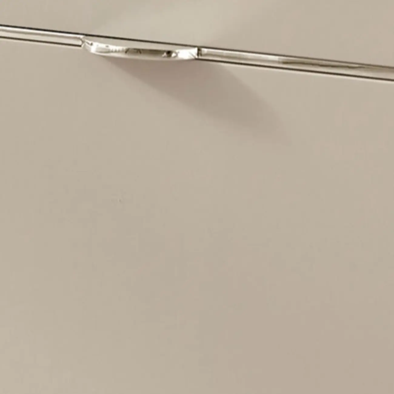 White Stone Top 2-Drawer Wood Square Nightstand