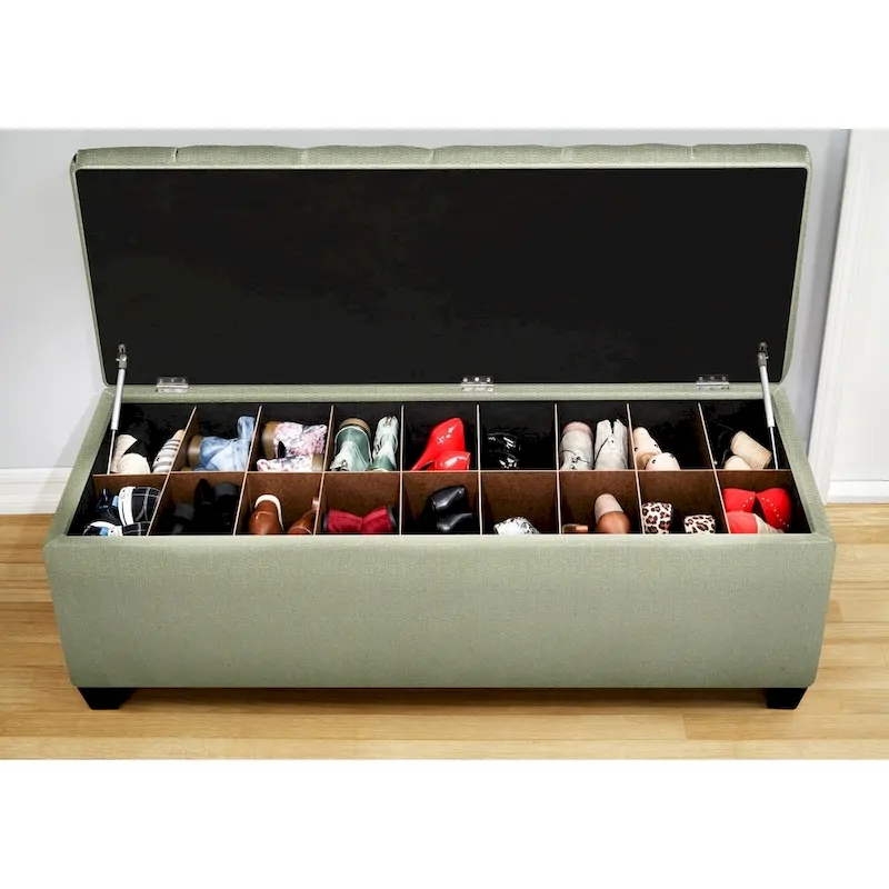 The Sole Secret Shoe Storage Bench - Candice Ivy