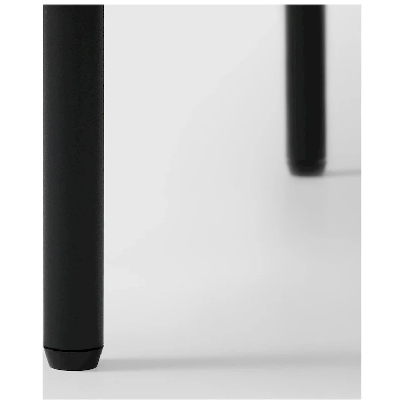 Bayville Mid-Century Curved Back Fabric Upholstered Metal Dining Chair (Set of 6)