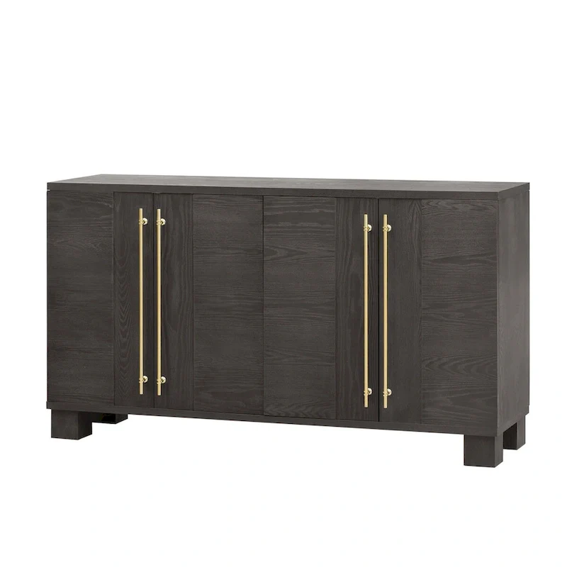 Wood Traditional Style Sideboard