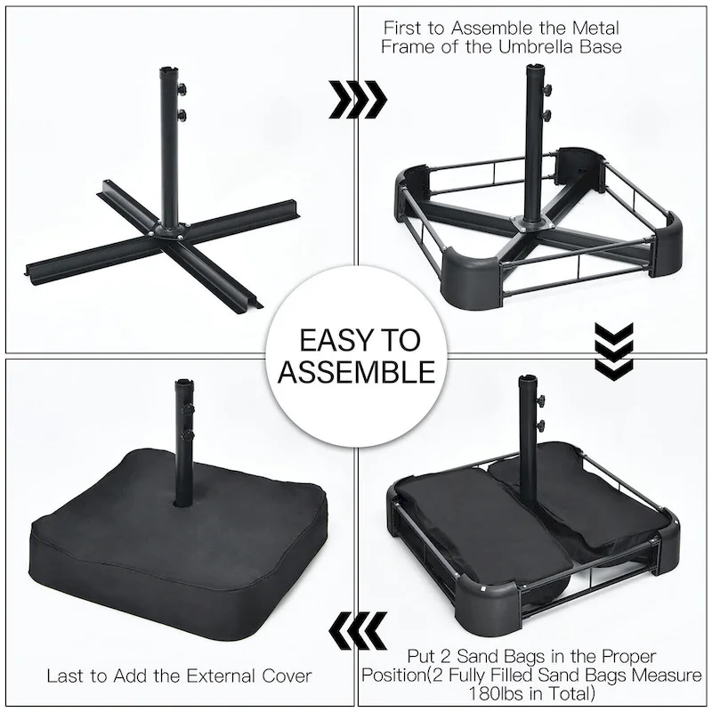 Gymax 9 Piece Patio Wicker Dining Set w/ Double-Sided Patio Grey