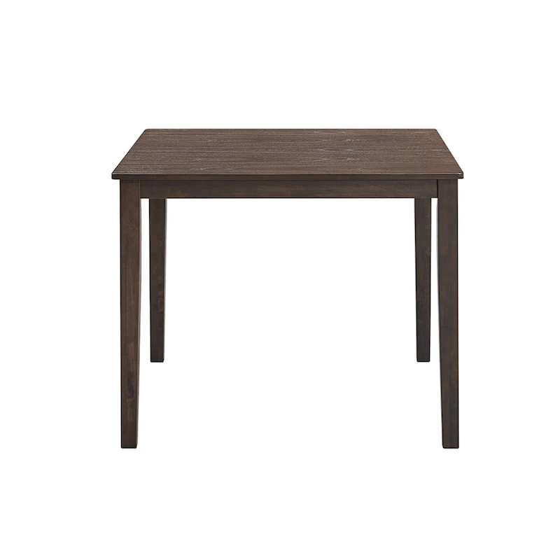 Kitchen Breakfast Nook Dining Table Chairs Set Square Wooden Dining Table Casual Dining Table with 4 Upholstered Dining Chairs