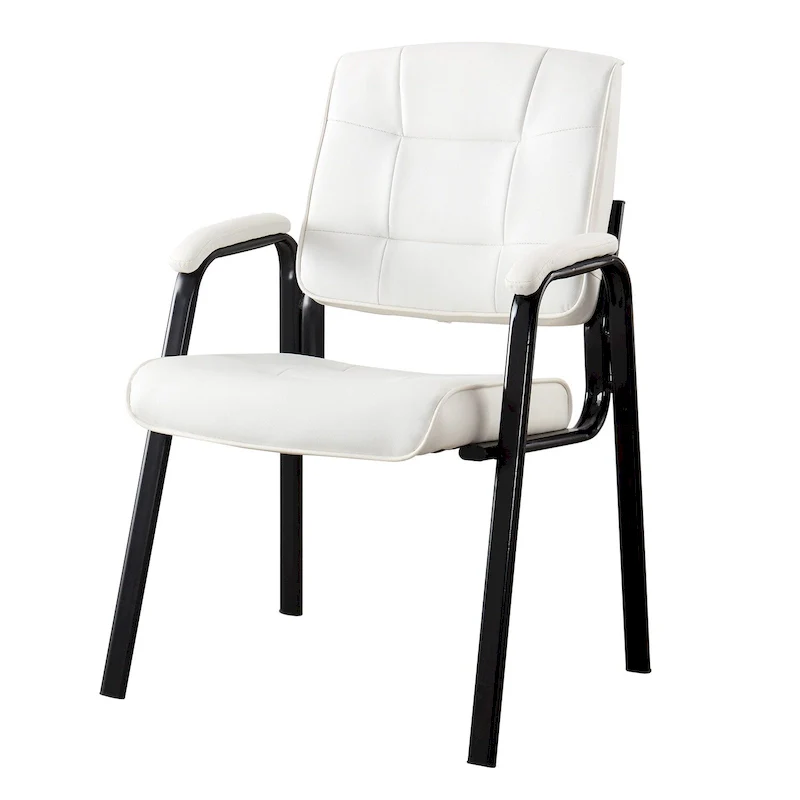 Premium Leather Executive Office Chairs with Padded Armrest