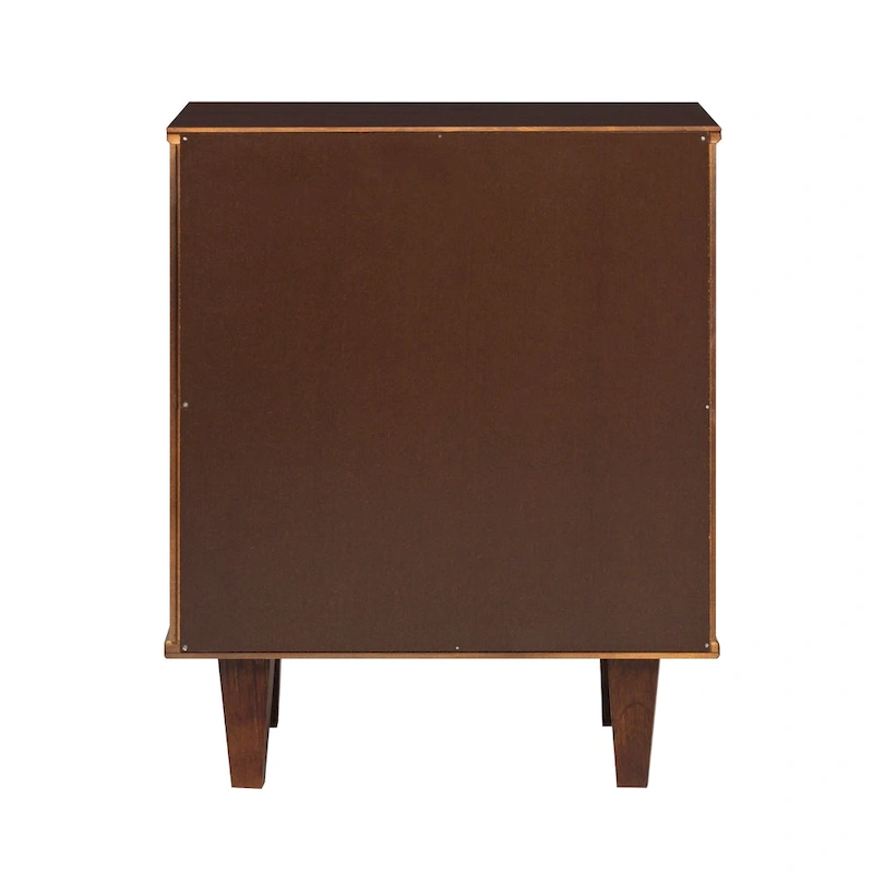 Middlebrook Mid-Century Modern Detailed Solid Wood Nightstand