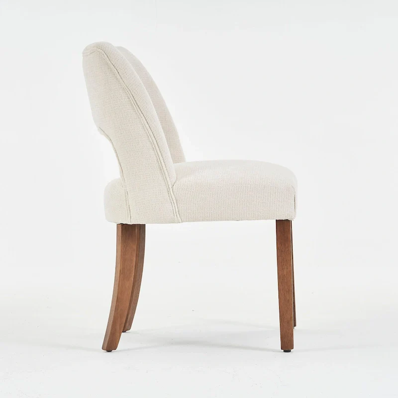 Set of 4 Fabric-upholstered Dining Chairs