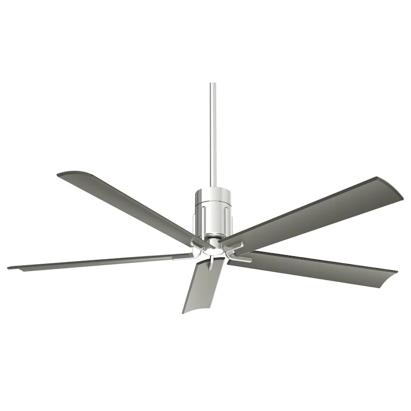 Minka Aire Clean Polished Nickel 5 Blade 60 Inch LED Celing Fan