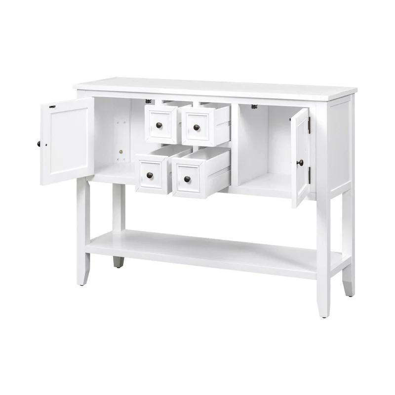 Buffet Sideboard Console Table with Bottom Shelf