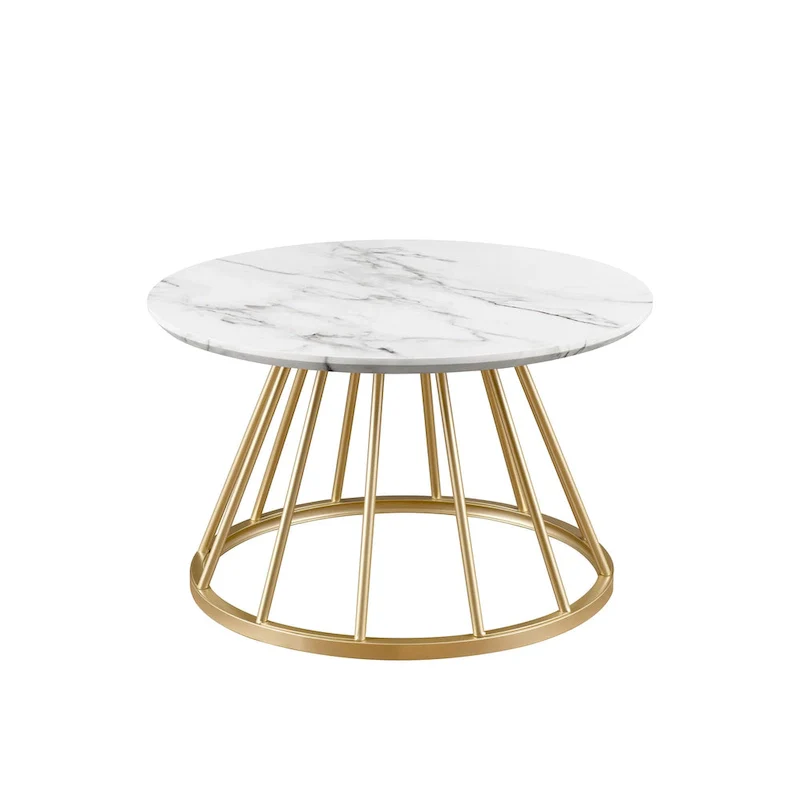 Modern 30-inch Round Coffee Table