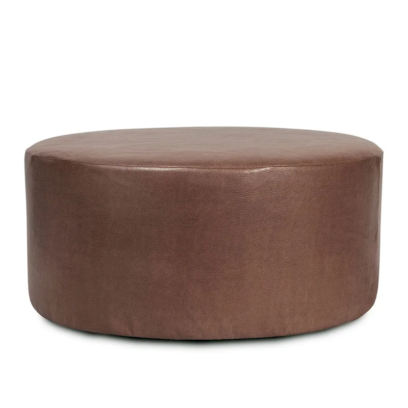 Allan Andrews 36 Universal Round Ottoman With Slipcover, Avanti Collection